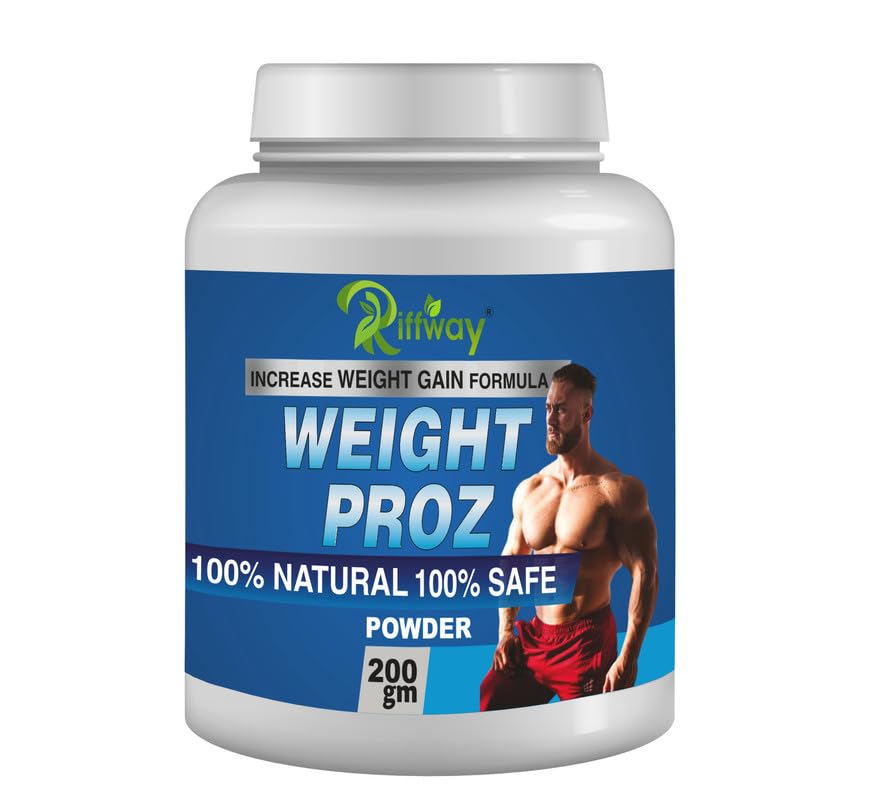 Weight Proz Weight Gain Powder Real Muscle Mass Gainer For Body Builders & Athlets| Improves Performance | Weight Gainer For/Mass Muscle Protein Formula|Weight Gain Ayurvedic Powder| 200gm-image-14
