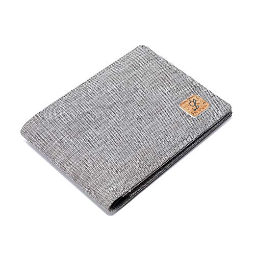 Image of Lanyani Minimalist Fabric Wallet Bifold RFID Blocking