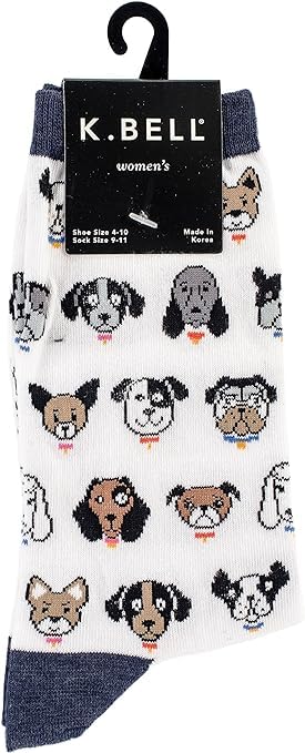 Image of K. Bell Socks womens Retro Varsity Lettuce Crew