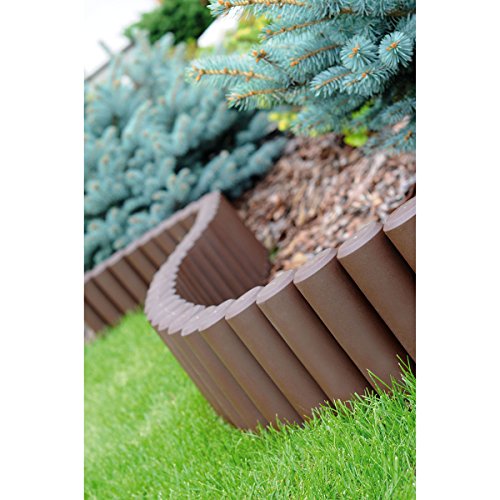 Prosperplast Palisade borde de césped 2,7 m, marrón, IPAL5-R222