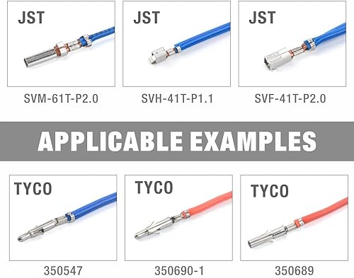 Miniatura 3 de IWISS - Herramienta de compresión para conectores protectores contra el clima para terminales de conexión protectores contra el clima AWG 24-14 -