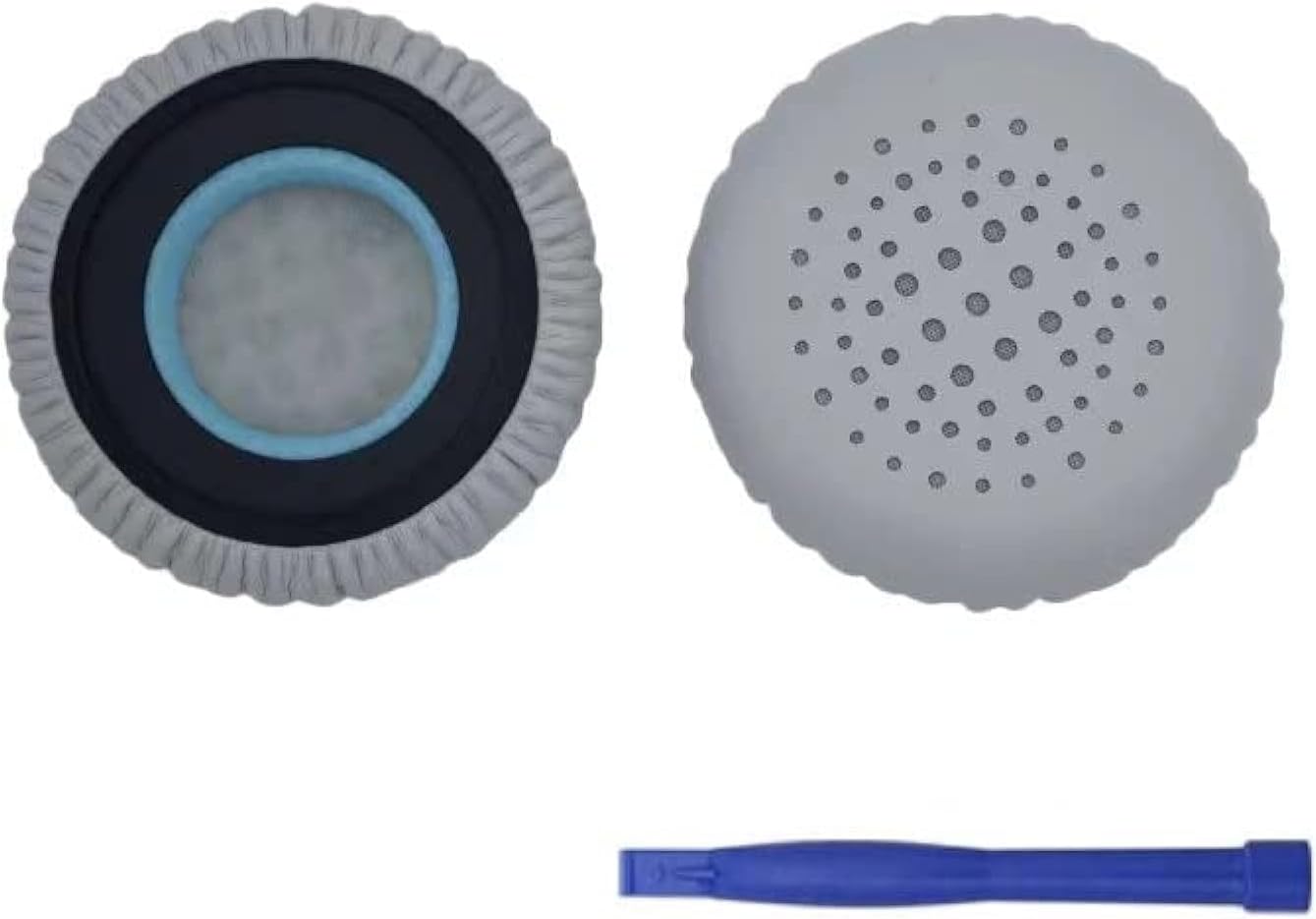 HiFlying Ear cups Cushion Replacement Compatible with Jabra Evolve 65 UC 65MS / Evolve 40 40MS / Evolve 20se 20uc / Evolve 30 II / Evolve 40 65 Headphone (Upgrade Earpads) (Grey)