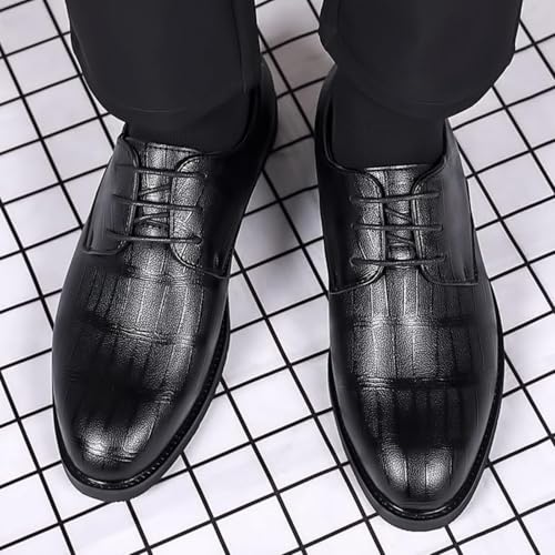 YZABEL Dress Oxford Shoes for Men Lace Up Leather Oxford Shoes Genuine Leather Dress Formal Shoes for Men Handmade Oxford Genuine Leather4