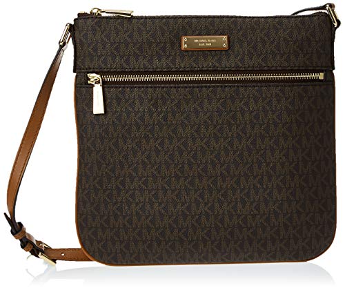 MICHAEL Michael Kors Large Flat Crossbody Brown One Size