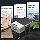 Alpicool ECX30 30L Kompressor Kühlbox, 12V Kühlbox elektrische tragbarer auto Kühlschrank für camping mit USB-Anschluss, Teleskopstange Rad, Wiederaufladbar(Batterie nicht enthalten)