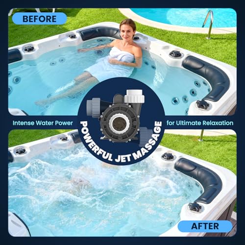 Image of Mxmoonant SPA Pump, 4HP 220-240V Hot Tub Pump 2 Speed 56 Frame Motor