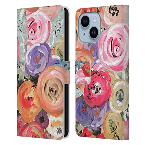 Housse iPhone 14 Plus Haley Bush avec motif floral coloré pour vos sorties