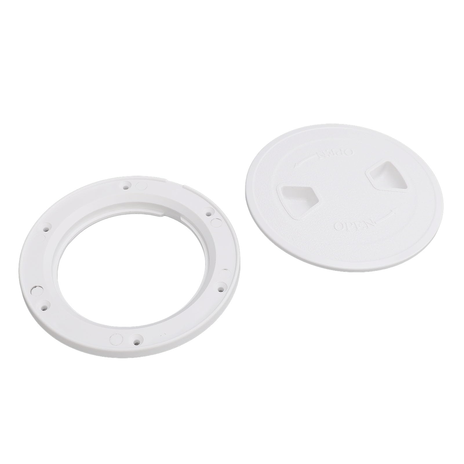BTSEURY Round Access Hatch Cover, Round Marine Out Deck Lid Plate Tightly Sealed for Marine Yacht Ship (6inch)
