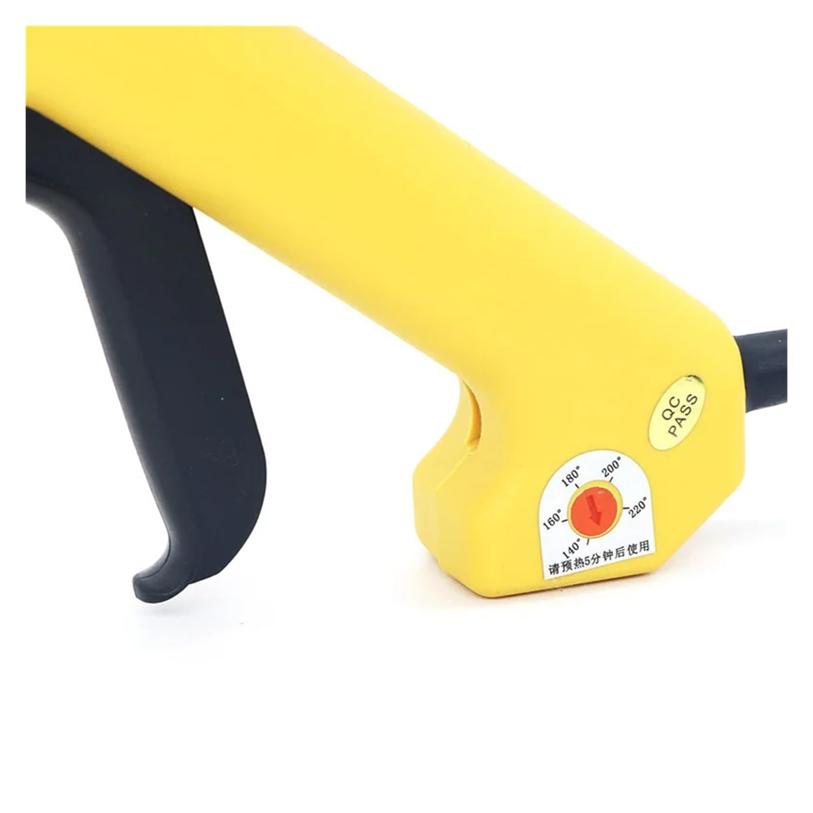 Zestaw pistoletu do klejenia, 250 W z regulowaną temperaturą, skrzynka narzędziowa z pistoletem do klejenia na gorąco, termostaty, DIY, profesjonalny pistolet do klejenia przemysłowego Bezwysiłkowe tw