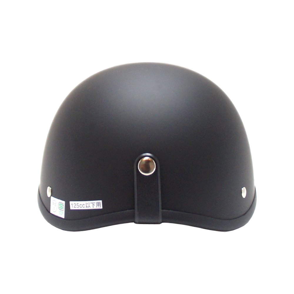 出品新品未使用品バイクナチヘルマット ヘルメット黒Lロングダックテール