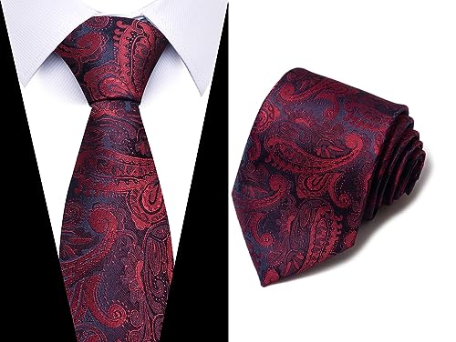 Image of Passabin Tie For Men Necktie Woven Jacquard Neck Ties Set 6 PCS
