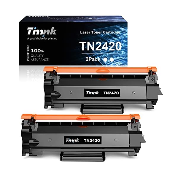 Timink TN2420 - Cartucho de tóner Compatible (2 Negro) para impresora laser Brother