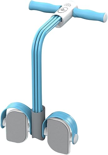 Miniatura 7 de CALIDAKA Cuerda de tensión multifunción, banda elástica de 6 tubos de resistencia para pedal de yoga, cuerda de resistencia para extractores de