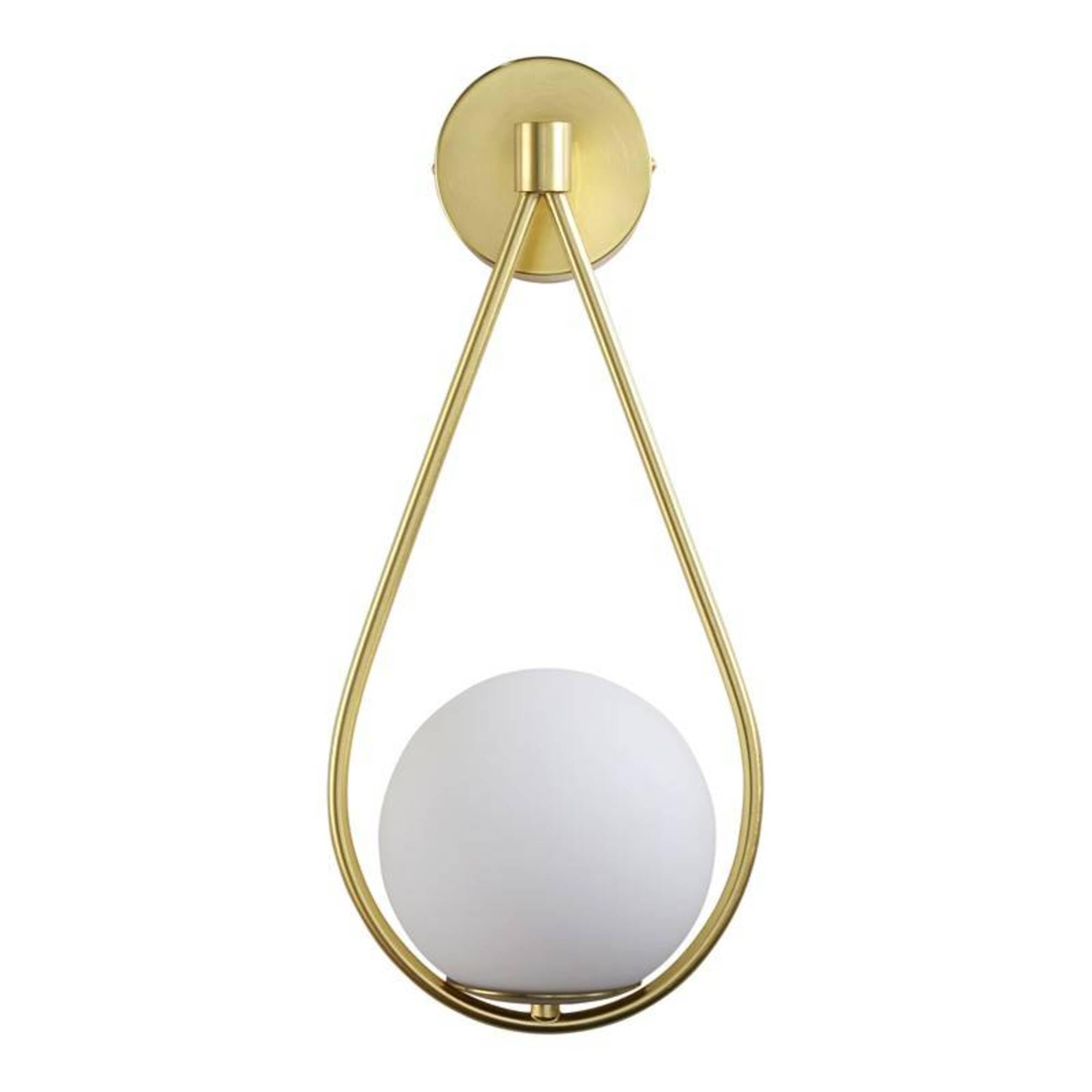 B·LED BARCELONA LED - Aplique de pared bola cristal Clara - E14