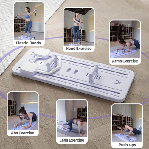 Tabla de Pilates plegable multifunción para tonificar todo el cuerpo 6