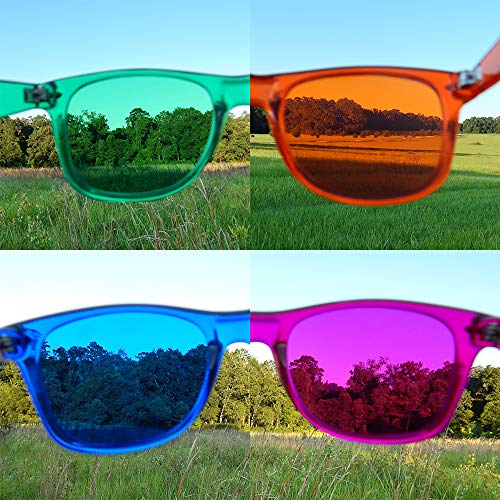 Purple Canyon, occhiali per terapia cromatica, per...