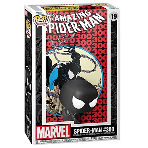 Funko The Amazing Spider-Man #300 Black Suit Pop! en estuche de c mics, edici n limitada exclusiva