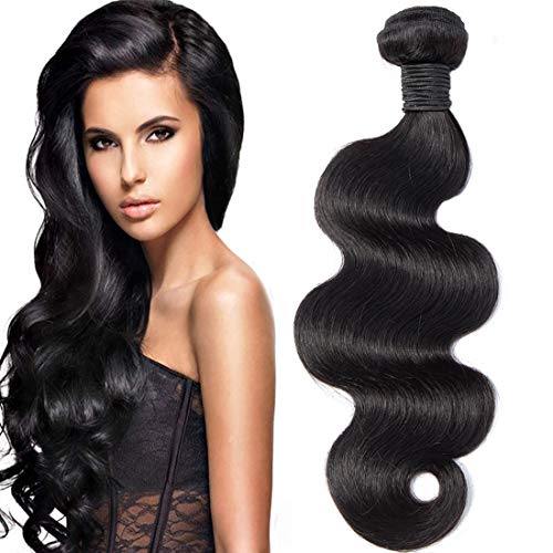 Misoun Hair Brazilian Virgin Hair Body Wave Hair One Bundle 26inch 100% Unprocessed Human Hair Extension Weave Weft (100+/-5g)/bundle Can be Dyed and Bleached