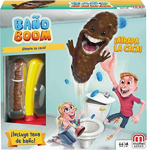 Mattel FWW30 Baño Boom Atrapa la Caca -