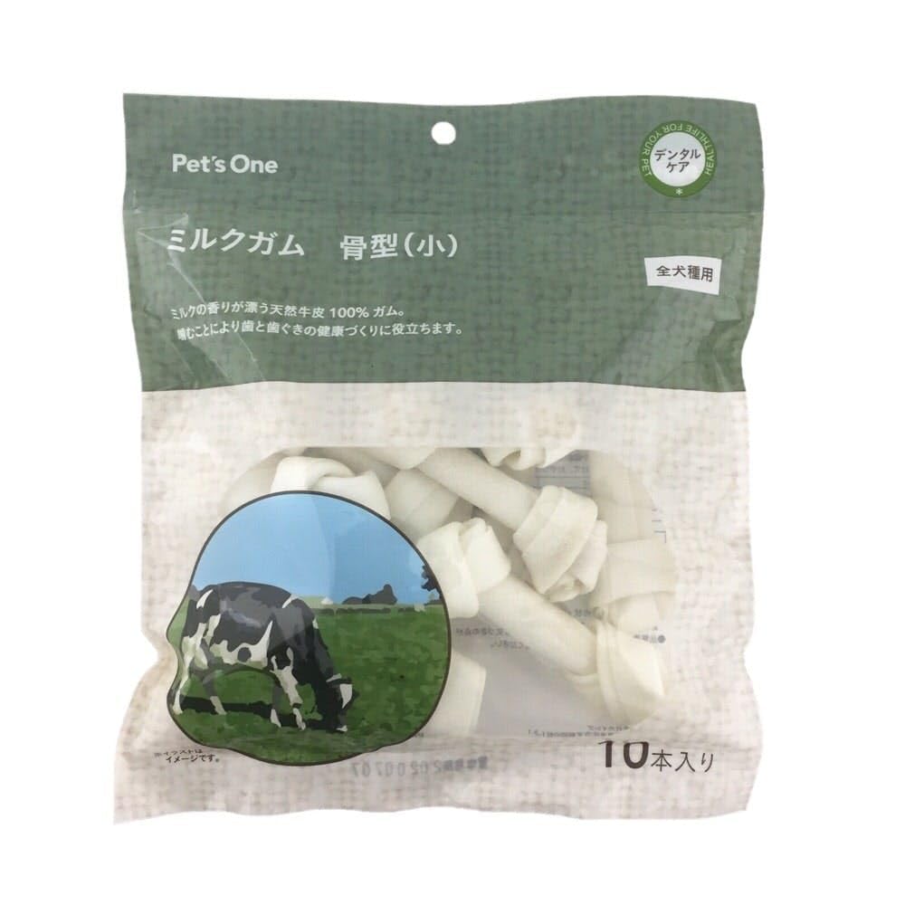 Amazon | カインズ(CAINZ) ミルクガム 骨型 小 10本入 全犬種用 天然
