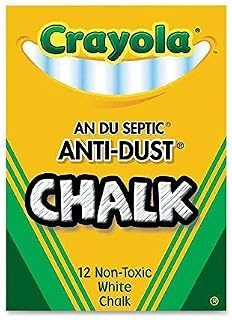 Crayola 50 Pack LLC FORMERLY BINNEY & SMITH CHALK ANTI-DUST WHITE 12 CT