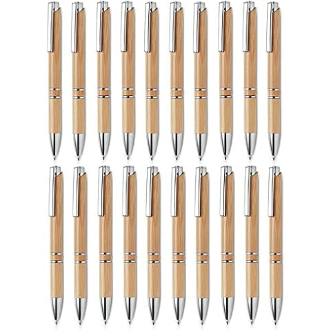 Stylish Bamboo Wood Ballpoint Pen Set Cover