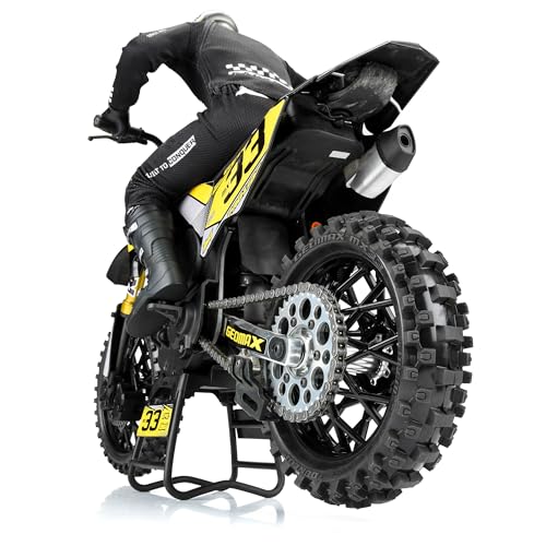Image of Pro-Line Racing Dunlop Geomax MX33 V2 Bead CR4 Rear Tire MTD Bullyspoke Black Promoto-MX PRO1023010