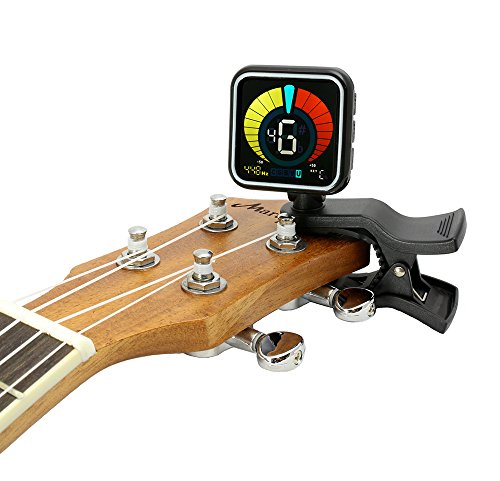 Rockjam Wetune - A Clip-On Tuner For All Instruments - Guitar, Bass, Ukulele, Violin & Chromatic Tuning Modes #TOP5