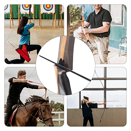 Cosmos 4 Sets Archery Arrow Rests Sticker Pads Traditional Leather Arrow Shelf Silent Plate Arrow Rest Anti-Slip Pad For Archery Training Hunting Recurve Bow Longbow #TOP6