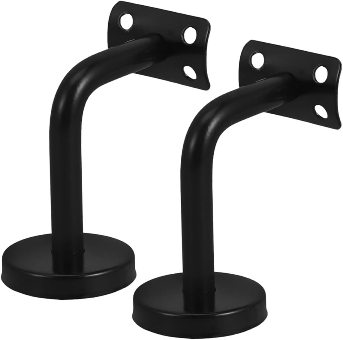Outanaya 2Pcs Stainless Steel Wall Handrail Brackets for Stairs Heavy Duty Railing Support Secure and Stable Stair Brackets for Easy Installation Painted Walls