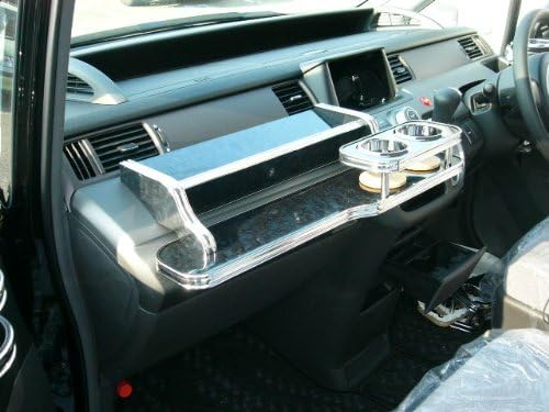 Rg系ステップワゴン フロントテーブル ブラックウッド ブラックフルメッキ トレイ 車 バイク Amazon