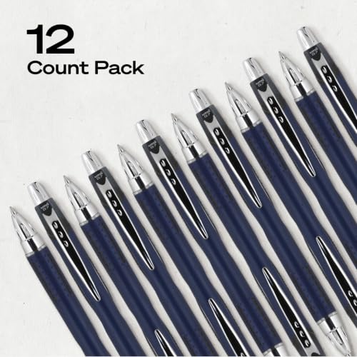 uniball Jetstream RT Ballpoint Pens, Black Ink, 0.7mm, 12 Count, Retractable - image 9