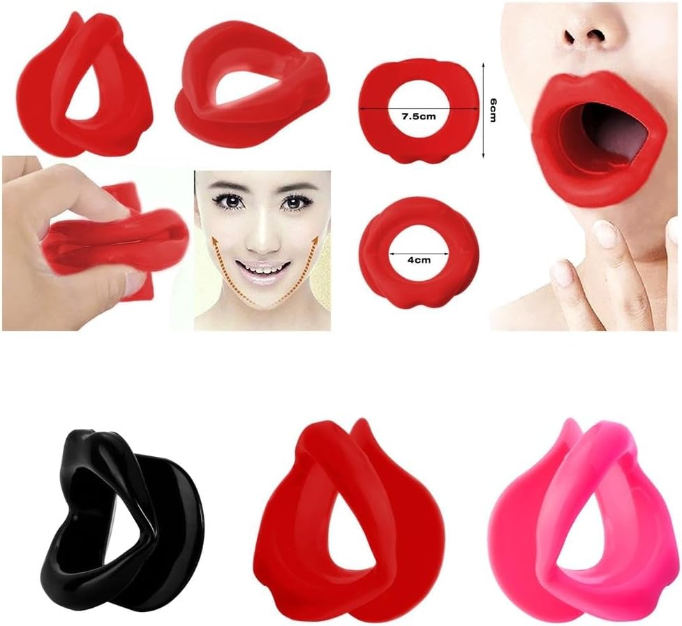 CALANDIS™ Silicone Face Lift Slimmer Lip Trainer Tightener Muscle Oral Exerciser Pink | Other Massage Equipment & Accs | I2
