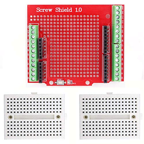 Youmile Proto Screw Shield Zusammengebauter Punkt Prototyp Erweiterungsplatine D13 Universal-LED Zum Öffnen der Quelle Rücksetztaste PCB Bareboard Doppelseitige PCB SMT-Lötung DIY