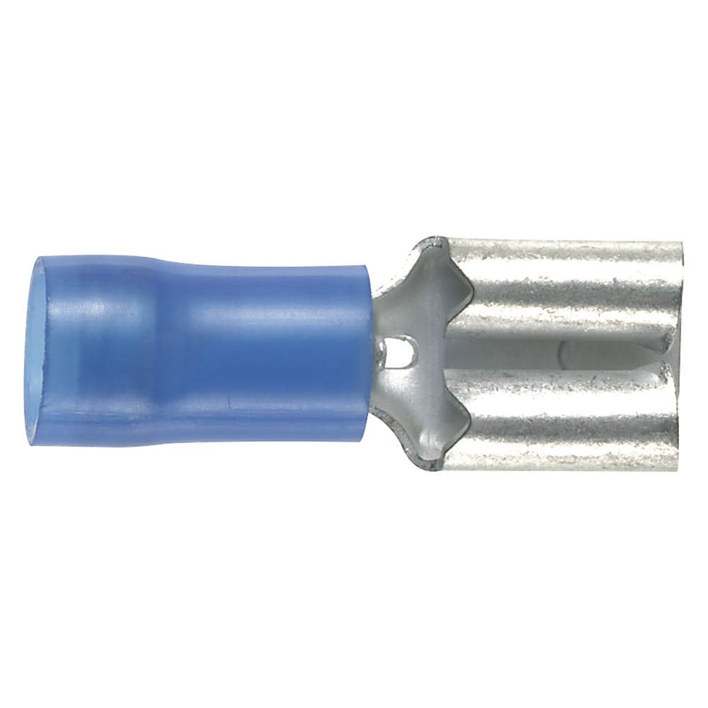 Panduit DNF14-250-M Female Disconnect, Nylon Barrel Insulated, Funnel Entry, 16 - 14 AWG, .250 x .032