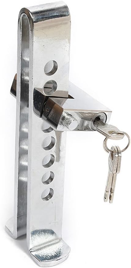 AbilieautySecurity Auto Steering Wheel Lock Car Brake Pedal Anti-theft Accelerator Steer Lock with 3keys