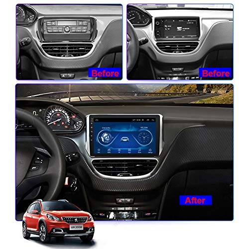 Radio GPS Android 8.1 para Peugeot 2008 series 2015 a 2018 con Bluetooth para viajes 7
