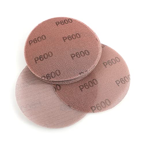Kcmell 20PCS 150mm Mesh Sanding Discs 600 Grit, 6 Inch Hook and Loop Sanding Pads