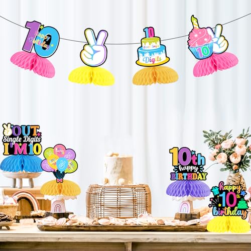 Décoration de table hippie pour les 10 ans de votre enfant - 3