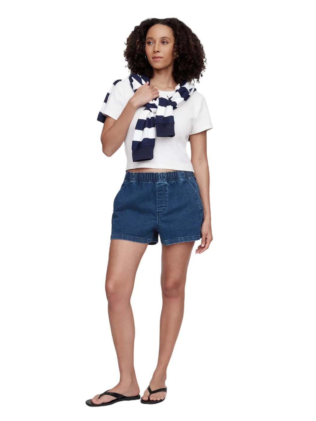 

                                                    GAP Womens Denim Short Dark Rinse XL