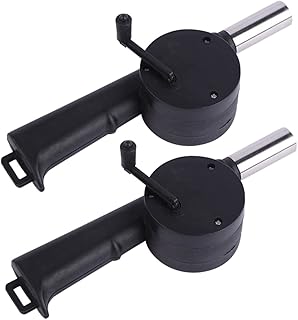 YARNOW 2 Peças Soprador Soprador Manual Acessórios Para Grelha Para Churrasqueira Externa Soprador Portátil Soprador De Ar Para Churrasco Soprador De Ar Para Churrasco Soprador De Fogo