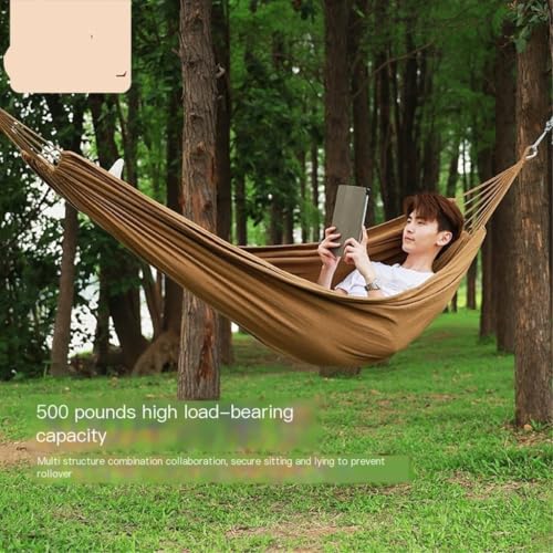 Hamac extérieur blanc taille S et balançoire suspendue double - 4