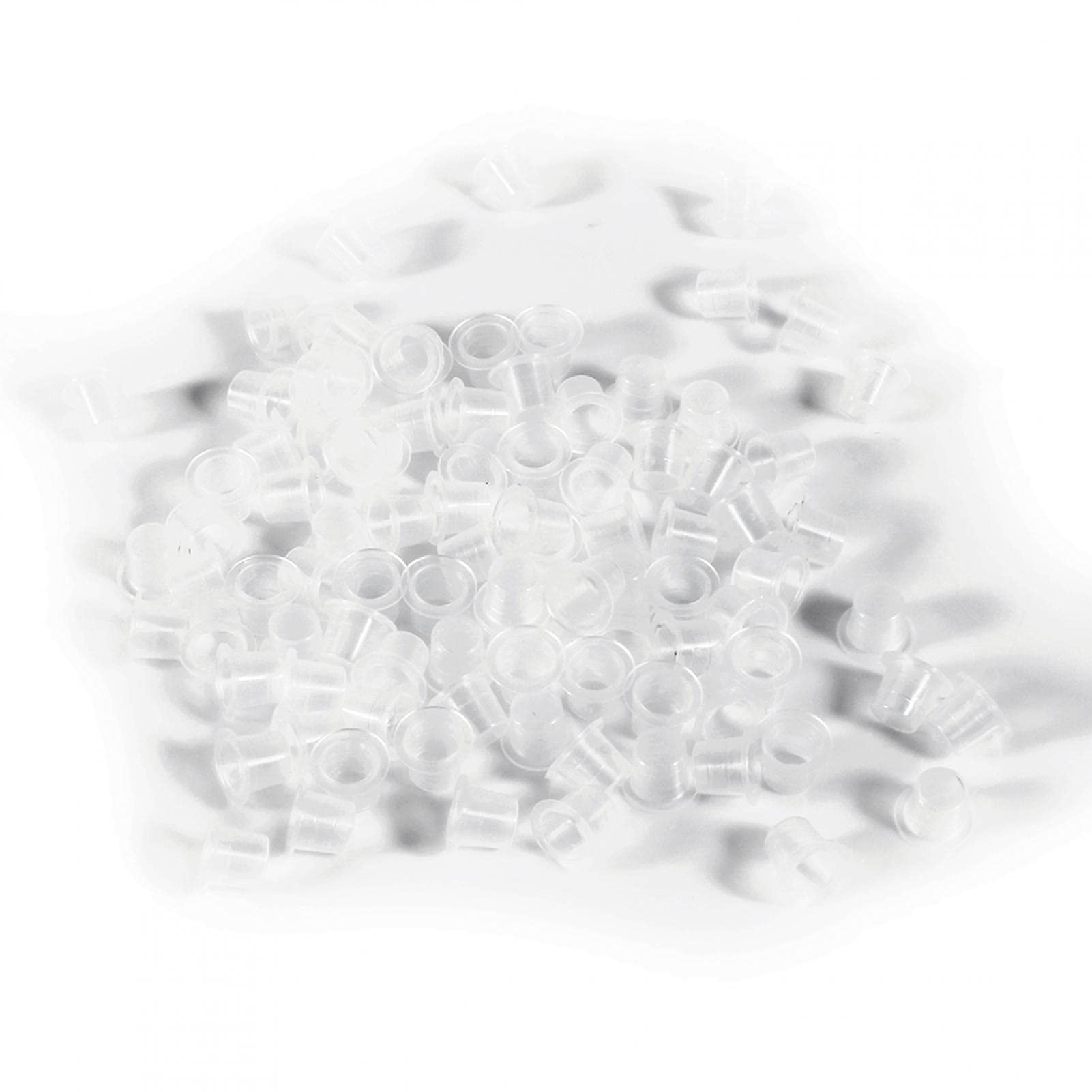 Tattoo Ink Cups,Professional 100Pcs Small Tattoo Machine Pigment Ink Cups Supply Set,Ink Cups Tattoo Pigment Cups Holder Container