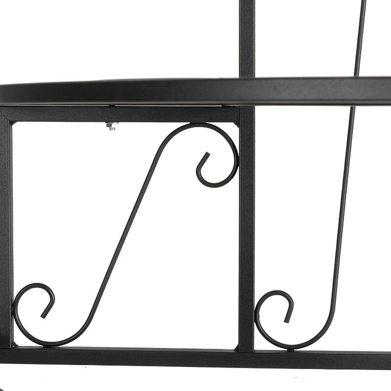Eck-Pflanzenstnder mit 3 Ebenen, Blumentopf-Gestell mit Viertelkreis-Design,  Perfekter Prsentationshalter fr Orchideen und Zimmerpflanzen: Amazon.de:  Garten