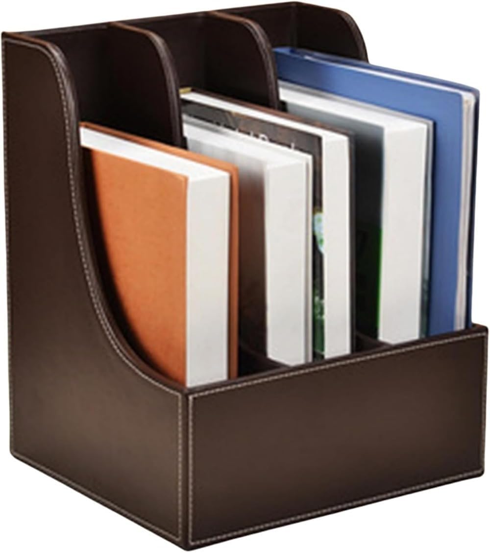 ファイルラック、 ファイル収納ラック オフィス 大容量 フォルダー収納ボックス 整理 クリエイティブ ファイルボックス 収納ボックス 本棚 書類棚  ファイルボックス 書類収納ボックス デスク上置き棚 デスク上置き棚 デスク 整理 卓上収納ボックス 仕切り 大容量 A4 ... ボックスファイル立て スタンド本立て卓上収納ラック大容量オフィス 紙書類ホルダー デスク上置棚新聞/雑誌/書類 [並行輸入品]
