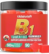 vidabotan Sugar Free Vitamin B1 gummies 500mg- Thiamine B1 supplement for Adults & Kids- Natural ...