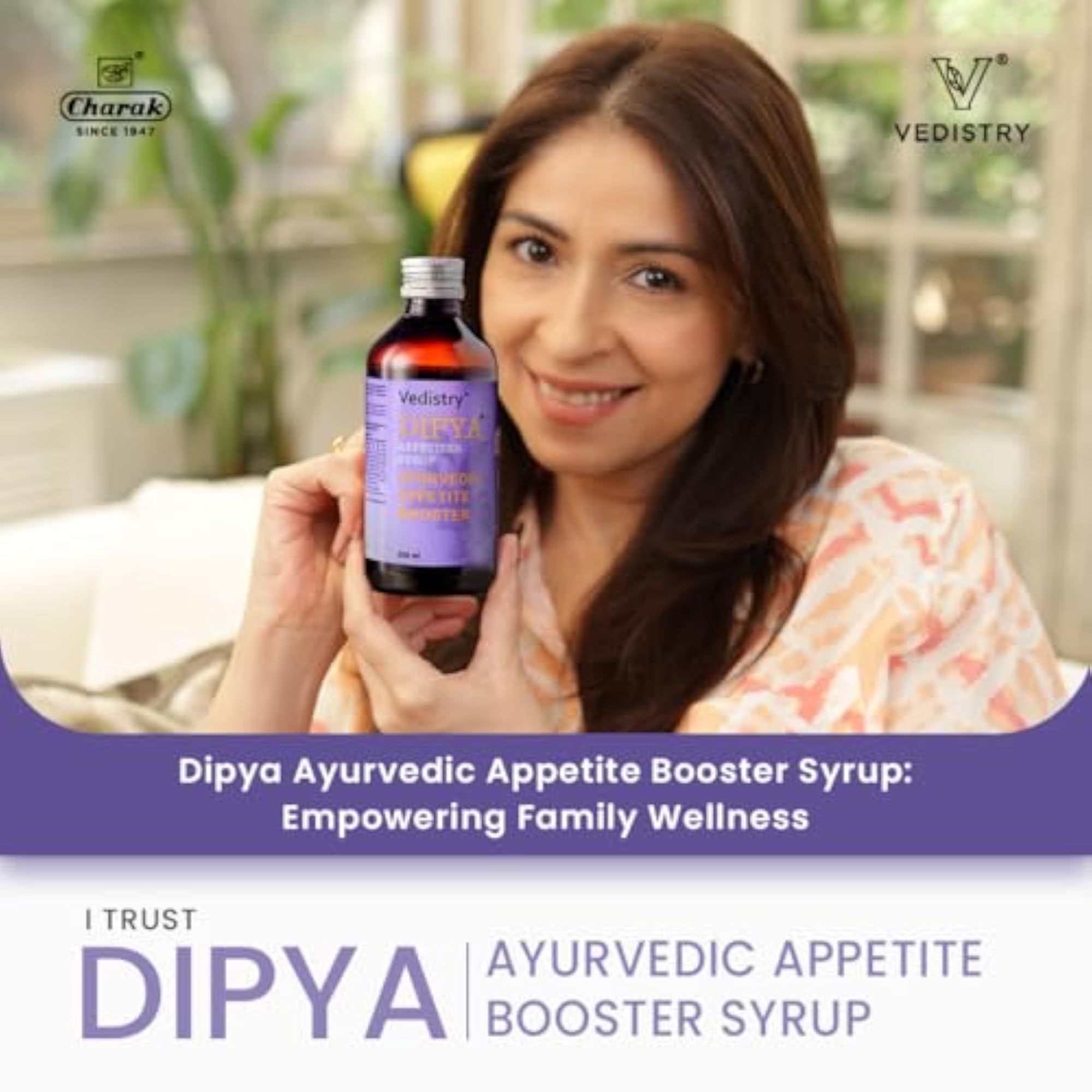 Charak Vedistry Ayurvedic Dipya Appetizer Syrup 200ml