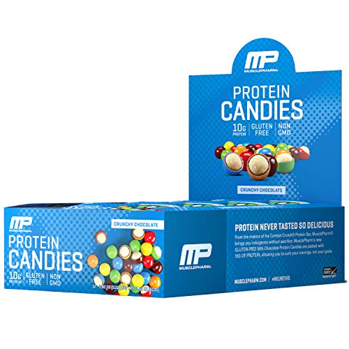 MusclePharm Protein Candies, 10g Protein, Crunchy Chocolate, 1.8 Ounces - Pack of 12 - Thumbnail 3