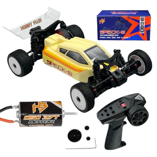 Image of HOBBYPLUS Combo Speck B 1 /24 2WD Buggy Mini RC Car w Upgraded 050 37T Motor Included - RTR RC Buggy, Fast Mini Racing Buggy