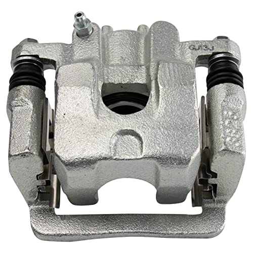 Image of TRQ Front and Rear Brake Caliper Set Zinc Coated Brackets Compatible with 2003-2006 Acura MDX